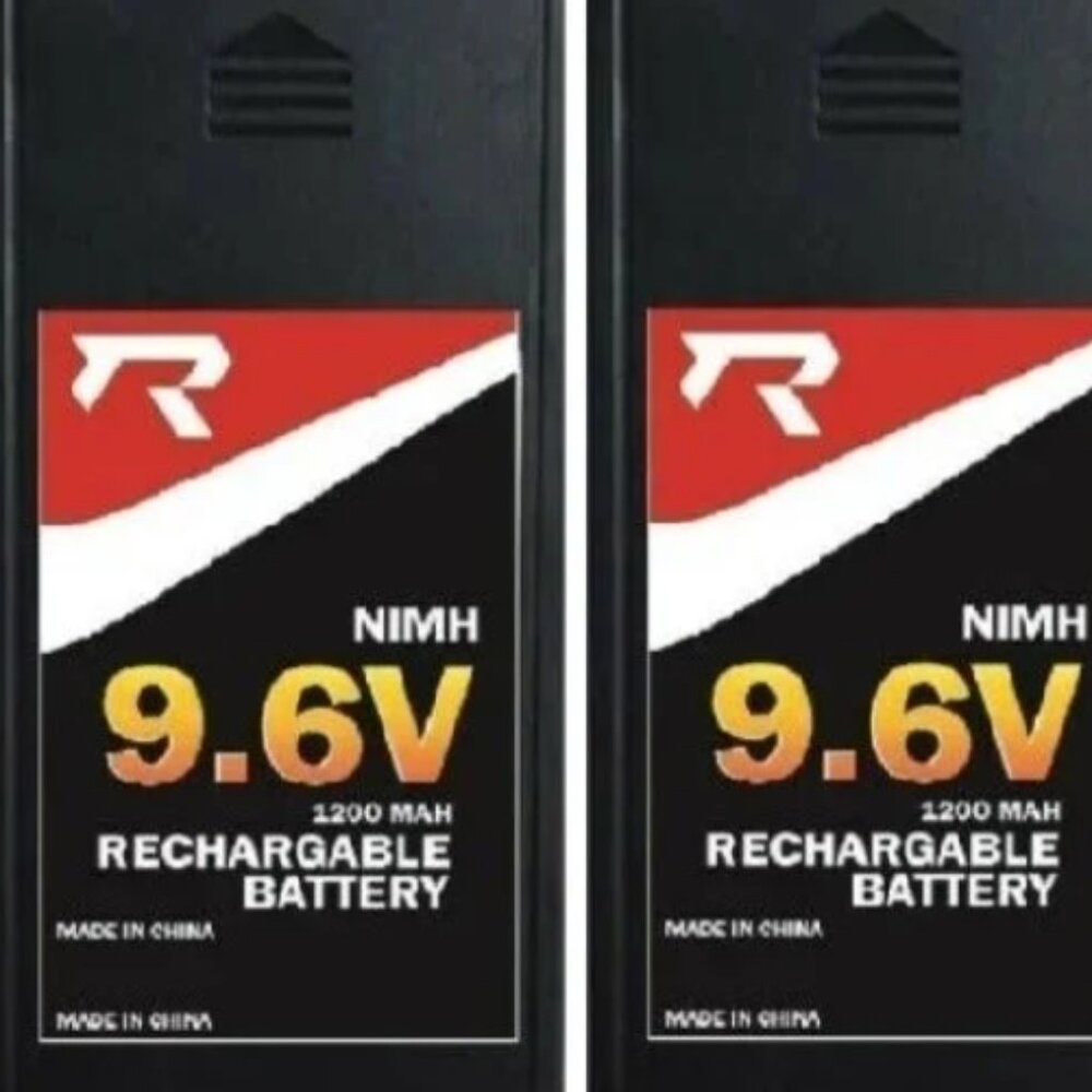 2 PCS - 9.6 Volts / 1200 mah / Nimh battery for New Bright Lane RC Truck